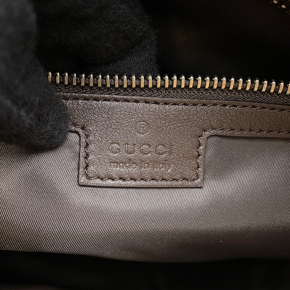 GUCCI GG CanvasTote Bag Beige/Brown834796 GG Canvas Leather
