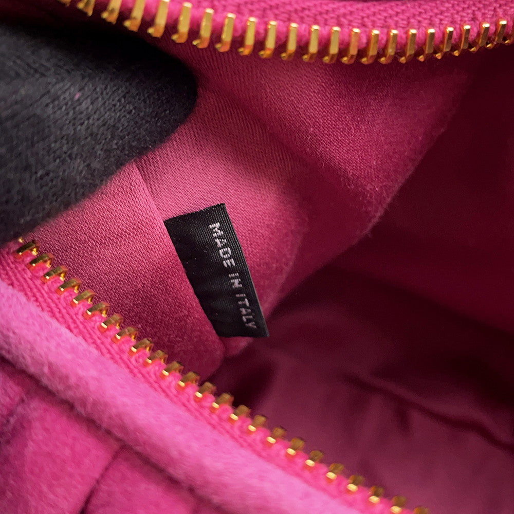 MIUMIU Wonder Hobo Bag Pink5BC125 suede