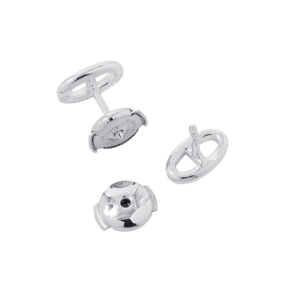 HERMES Chaine d'Ancre motif Farandole Earrings Size TPM SV925