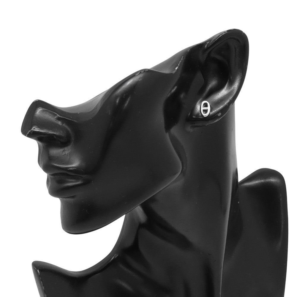 HERMES Chaine d'Ancre motif Farandole Earrings Size TPM SV925