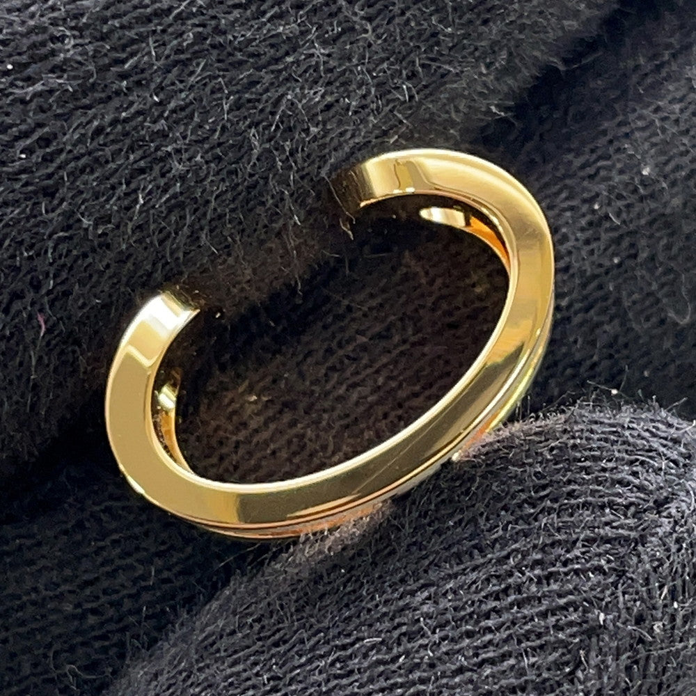 HERMES Pop Ash Ear Cuff White Gold Plated Lacquer