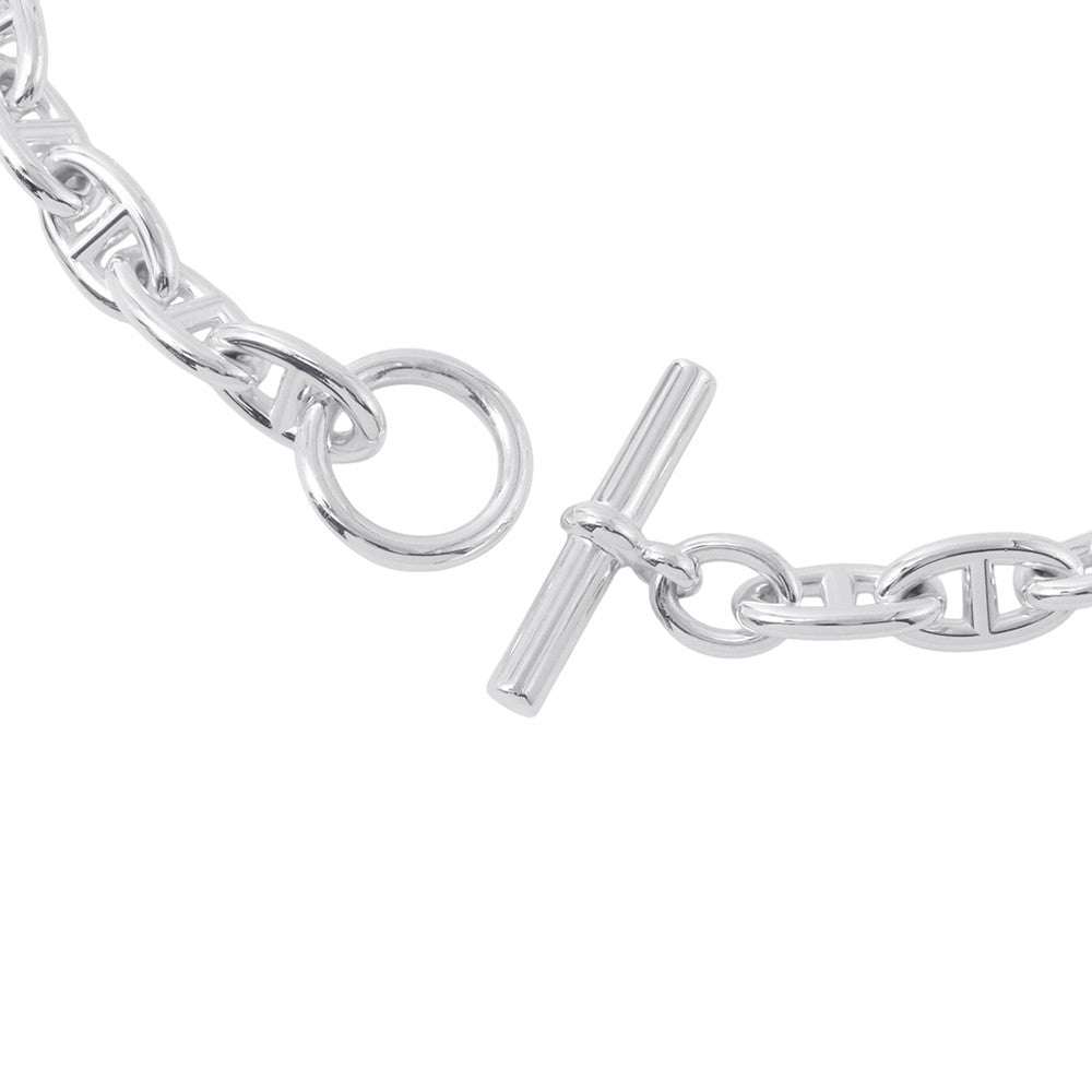 HERMES Chaine d'Ancre Necklace 29 frames Size GM SV925