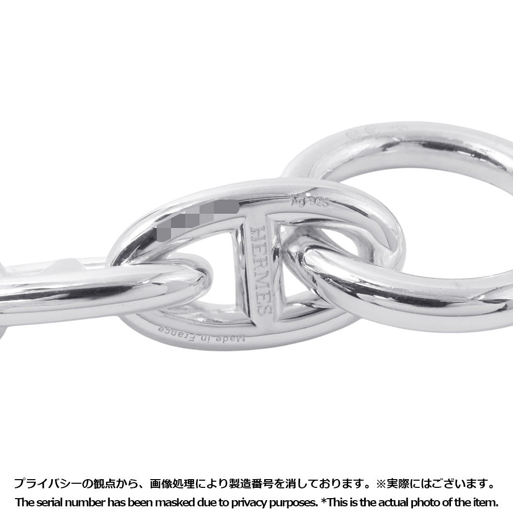 HERMES Chaine d'Ancre Necklace 29 frames Size GM SV925