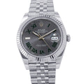 ROLEX Datejust W41mm Stainless Steel K18WG Slate Dial126334
