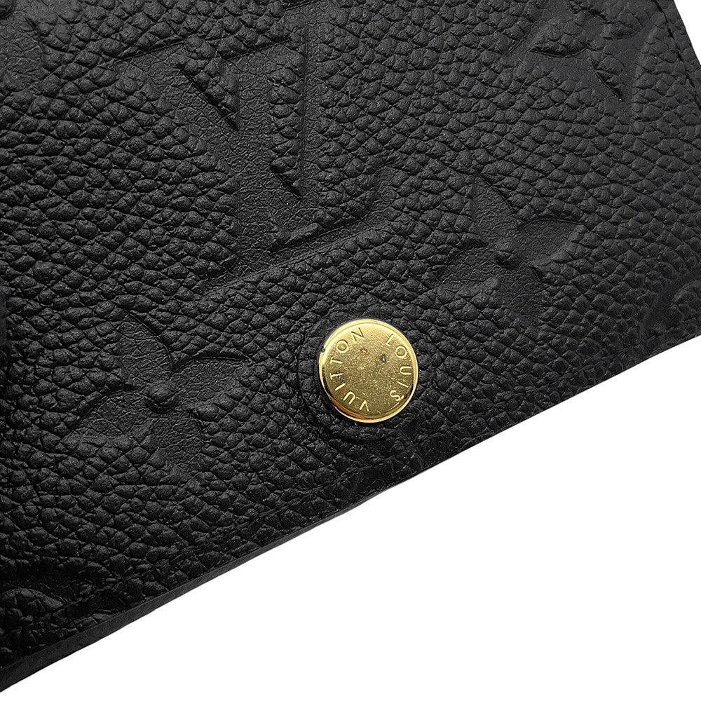LOUIS VUITTON Buisiness Card Holder NoirM58456 Monogram Empreinte Leather