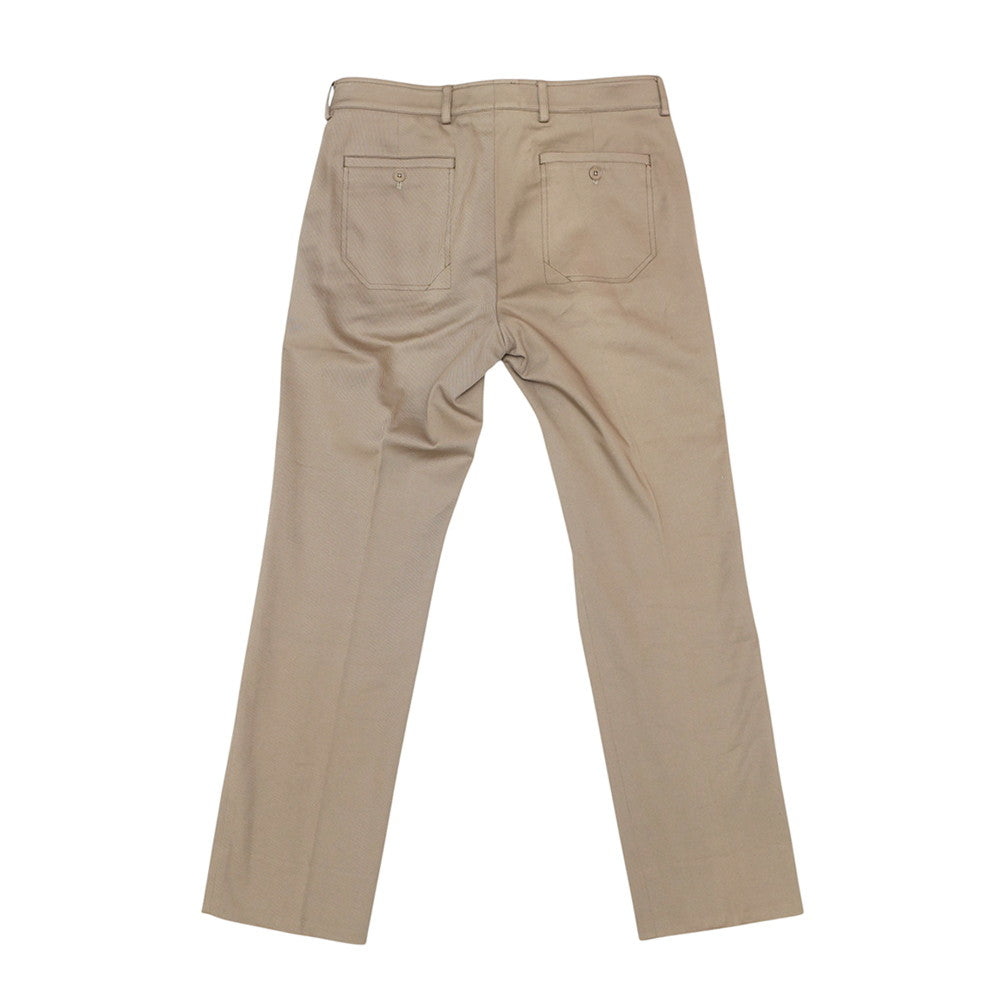 HERMES Pants Saint Germain Size 42 Beige Cotton98% Polyurethane2%