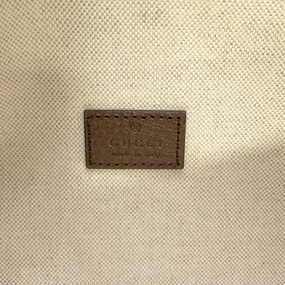 GUCCI jumbo GG belt bag Beige/Brown696031 Canvas Leather