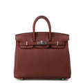HERMES Birkin Rouge H Togo Leather Size 25