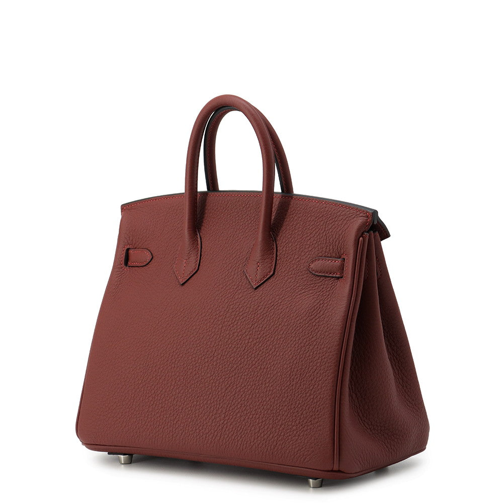 HERMES Birkin Rouge H Togo Leather Size 25