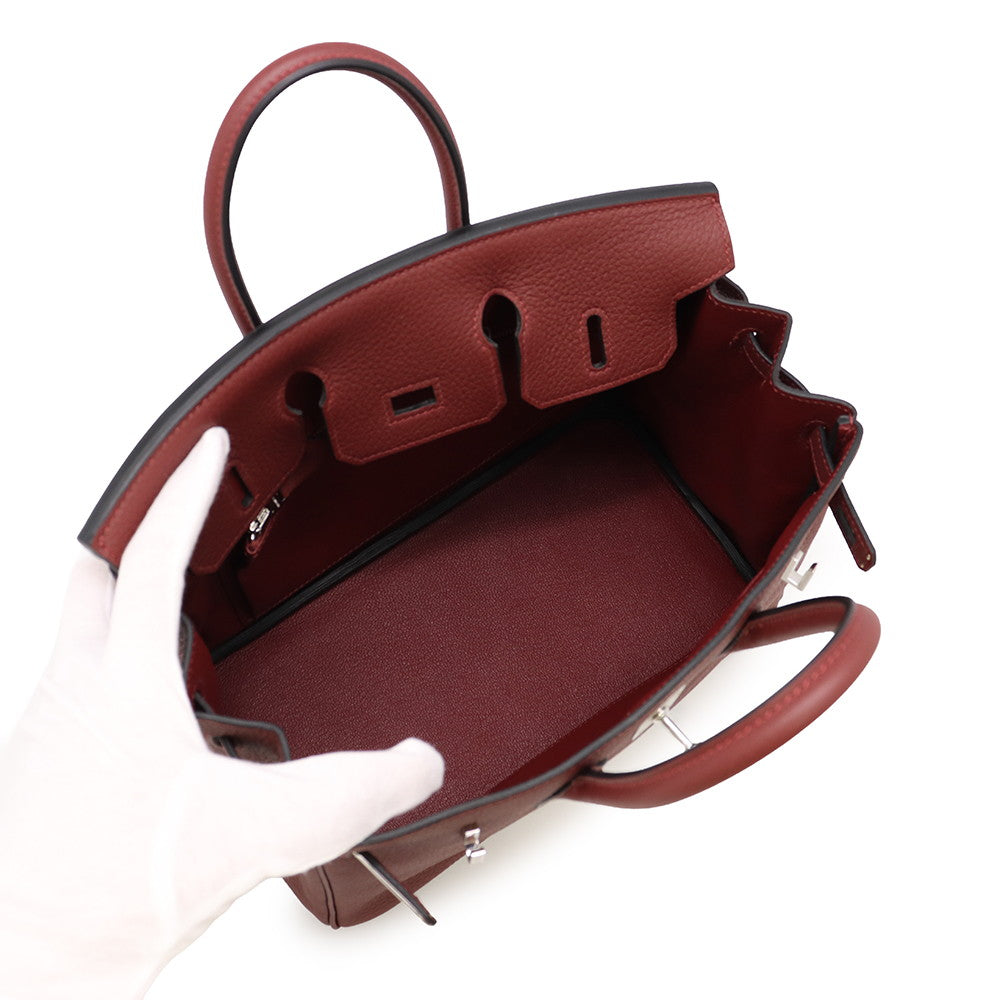 HERMES Birkin Rouge H Togo Leather Size 25