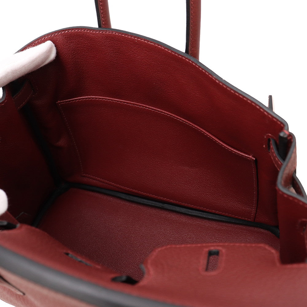 HERMES Birkin Rouge H Togo Leather Size 25