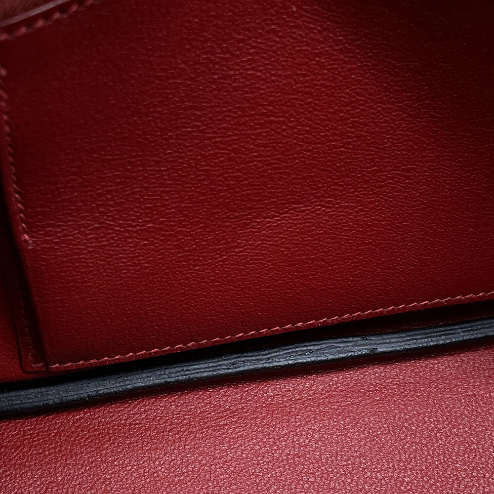 HERMES Birkin Rouge H Togo Leather Size 25