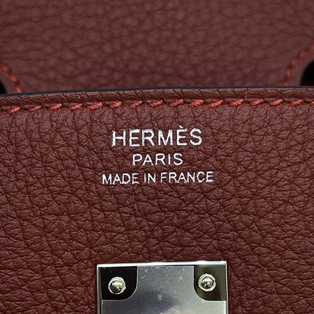 HERMES Birkin Rouge H Togo Leather Size 25
