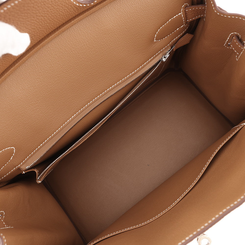 HERMES Birkin Gold Togo Leather Size 30