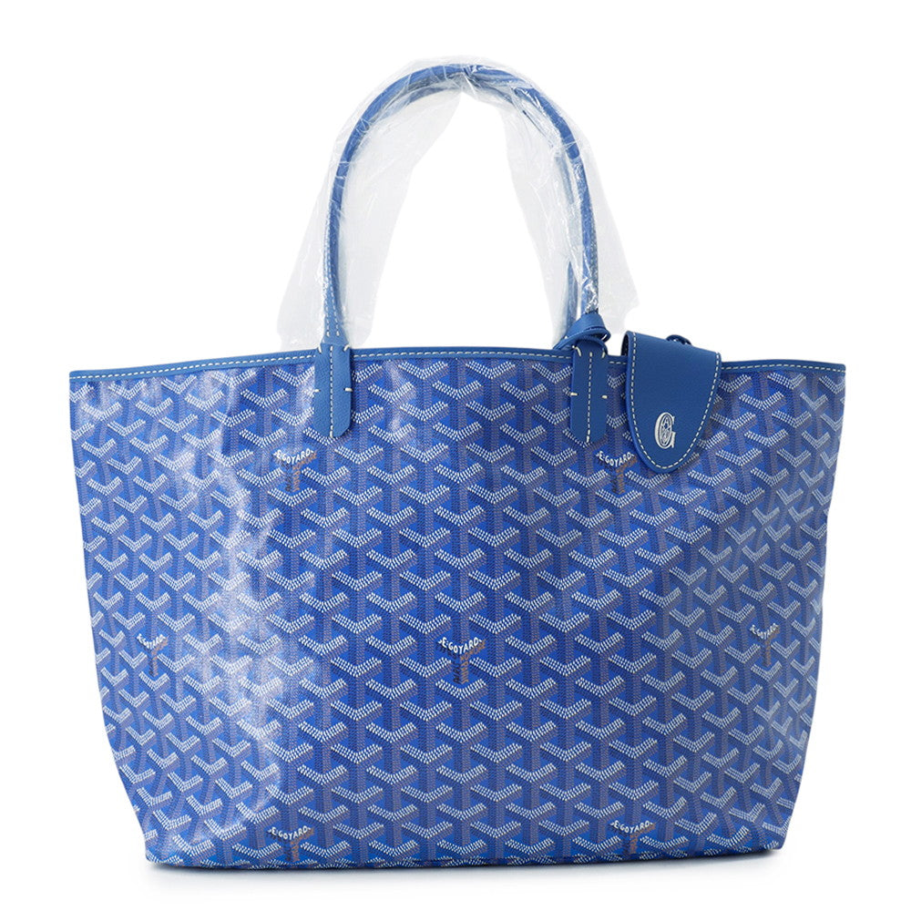 GOYARD Saint Louis BlueSTLCROPMLTY10CL10P PVC Leather Size PM