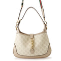 GUCCI Jackie1961 GG Supreme Shoulder Bag Beige678843 PVC Leather