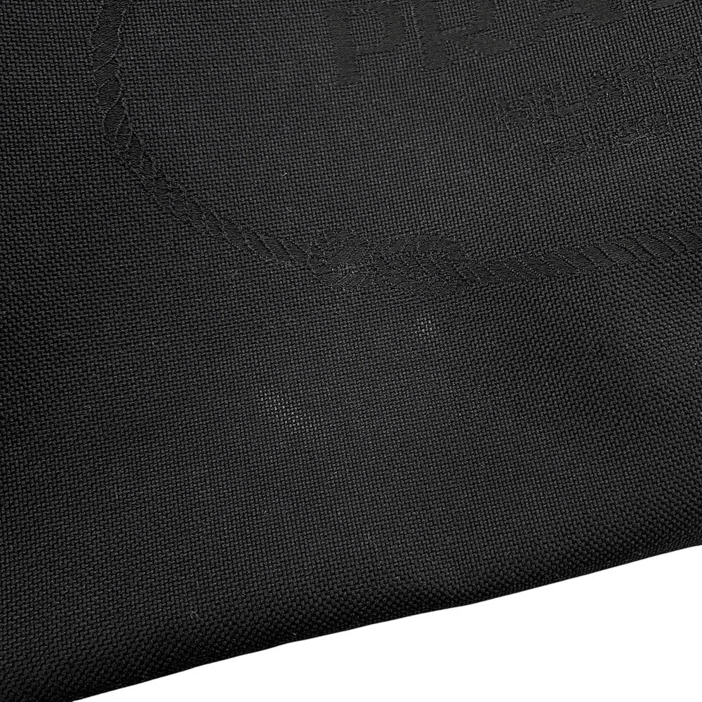 PRADA Logo jacquard 2WAY Tote Bag Black1BA579 Canvas Leather