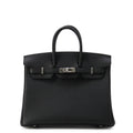 HERMES Birkin Black Togo Leather Size 25