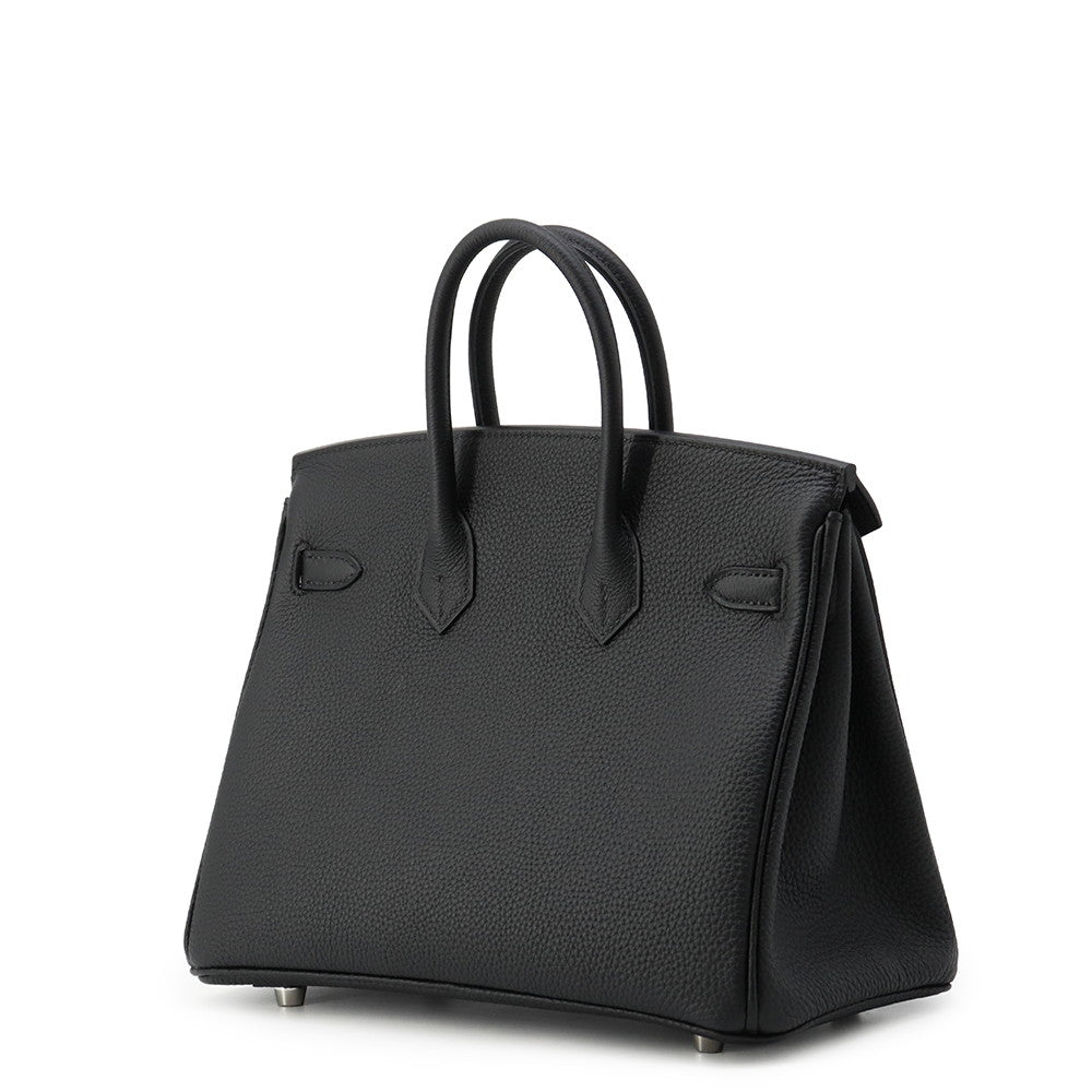 HERMES Birkin Black Togo Leather Size 25