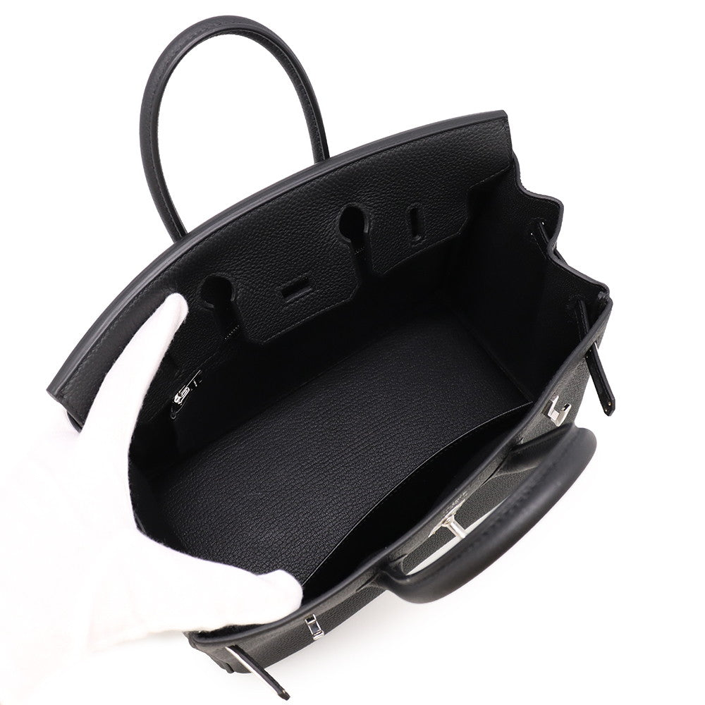 HERMES Birkin Black Togo Leather Size 25