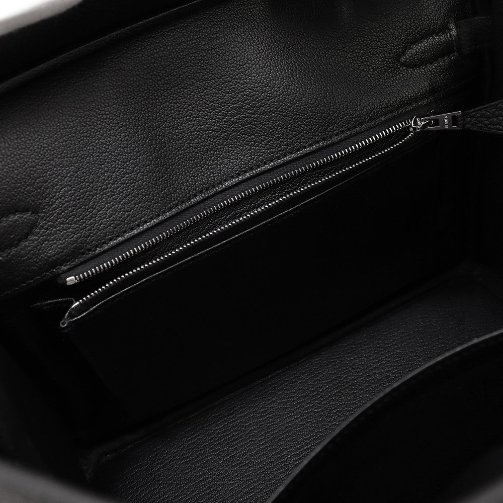 HERMES Birkin Black Togo Leather Size 25