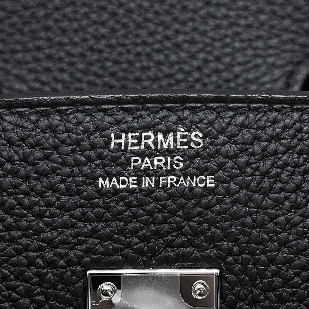 HERMES Birkin Black Togo Leather Size 25