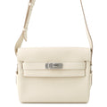 HERMES Kelly Messenger Craie Togo Leather Size PM
