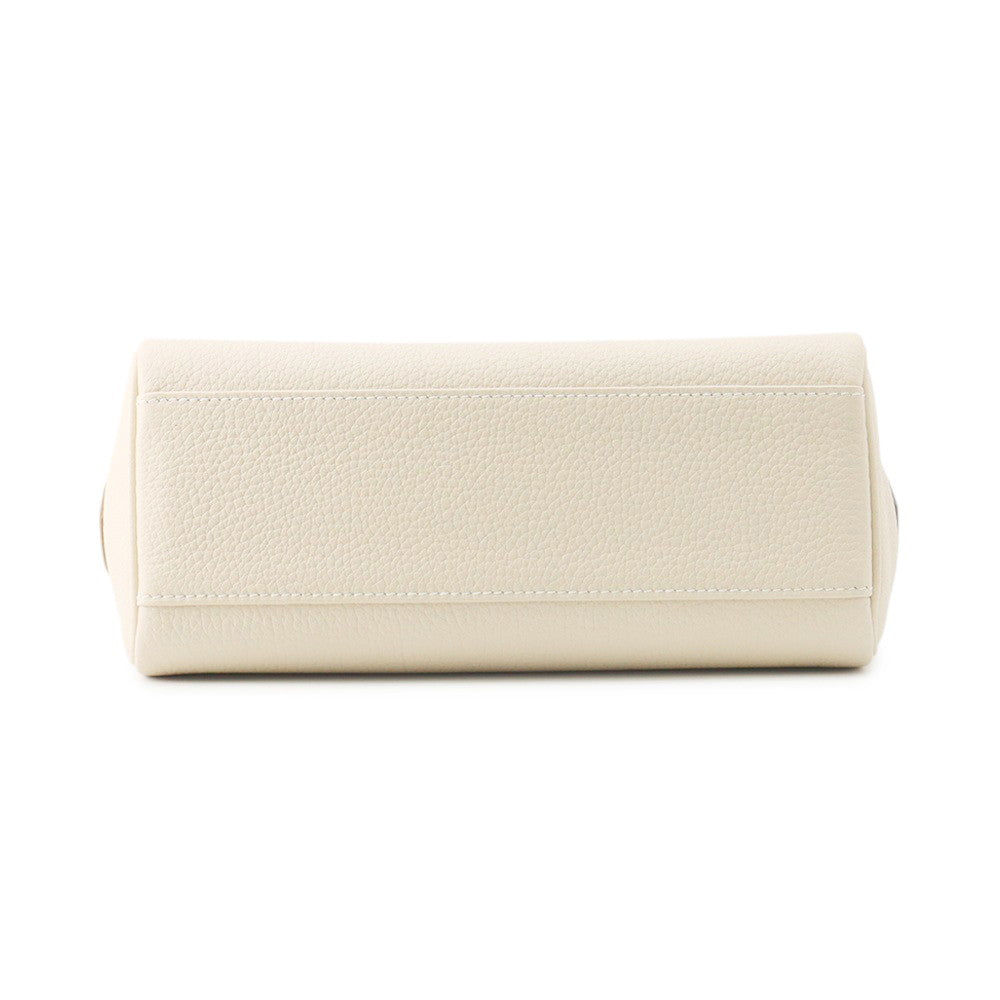 HERMES Kelly Messenger Craie Togo Leather Size PM
