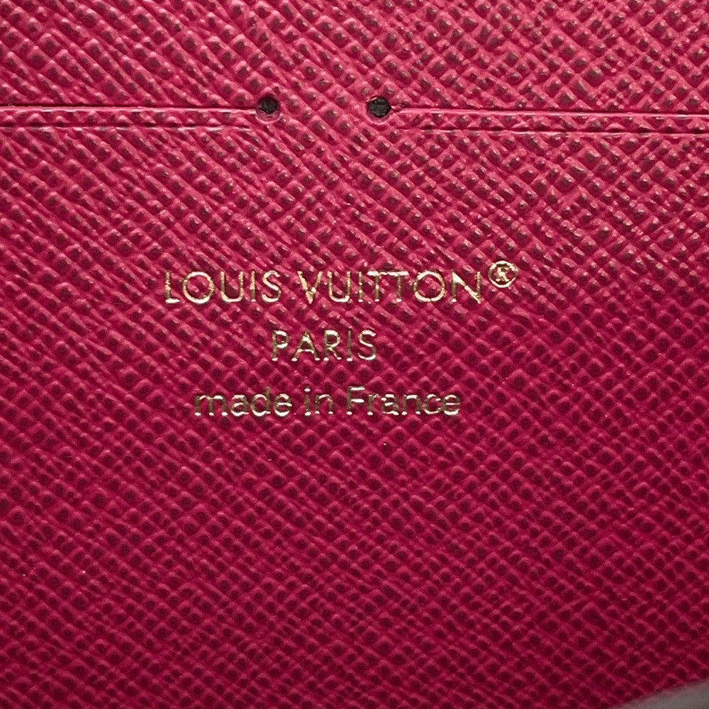 LOUIS VUITTON Portefeuille Clemence FuchsiaM60742 Monogram