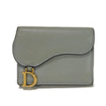 Dior Saddle Goat Calfskin Compact Wallet
