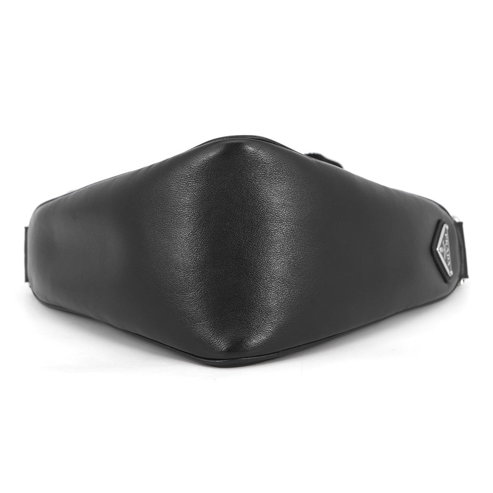 PRADA Triangle Shoulder Bag Black1BH190 Leather