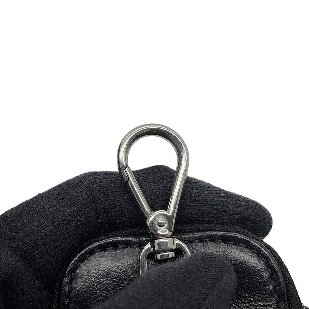 PRADA Triangle Shoulder Bag Black1BH190 Leather