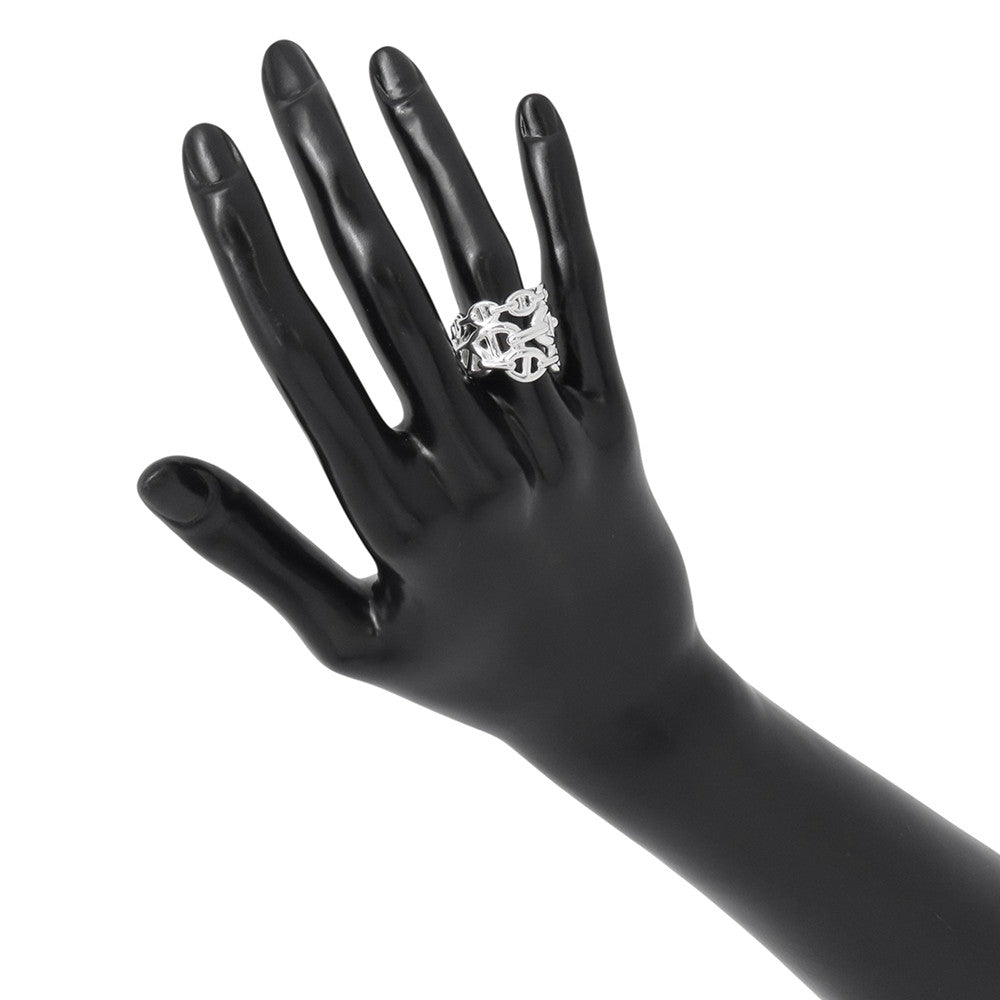 HERMES Chaine d'Ancre Anchene Ring Size GM/51/#11 SV925