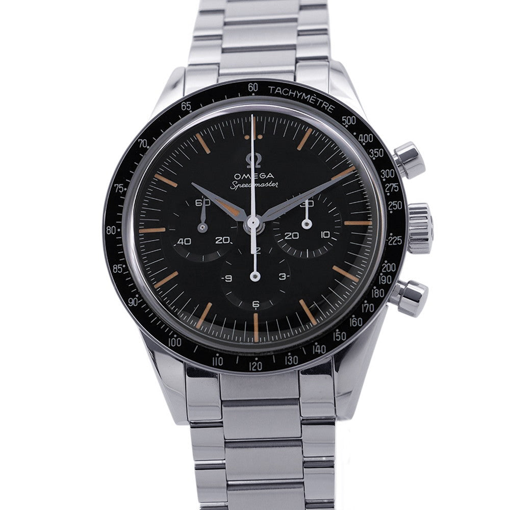 OMEGA Speedmaster First OMEGA in Space W39.7mm Stainless Steel Grey Blue Dial310.30.40.50.06.001