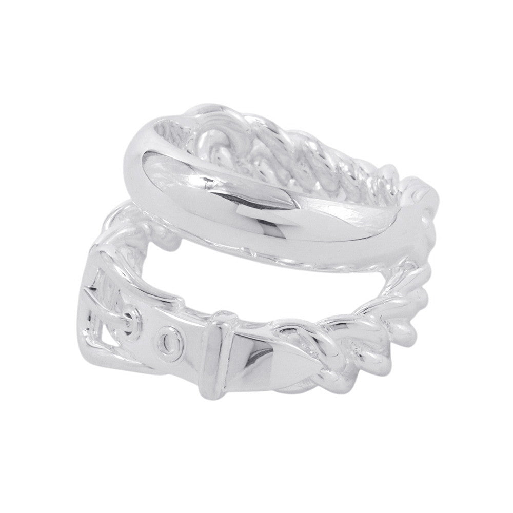 HERMES BoucleSellier Inflexible Ring Size 54/#14 SV925