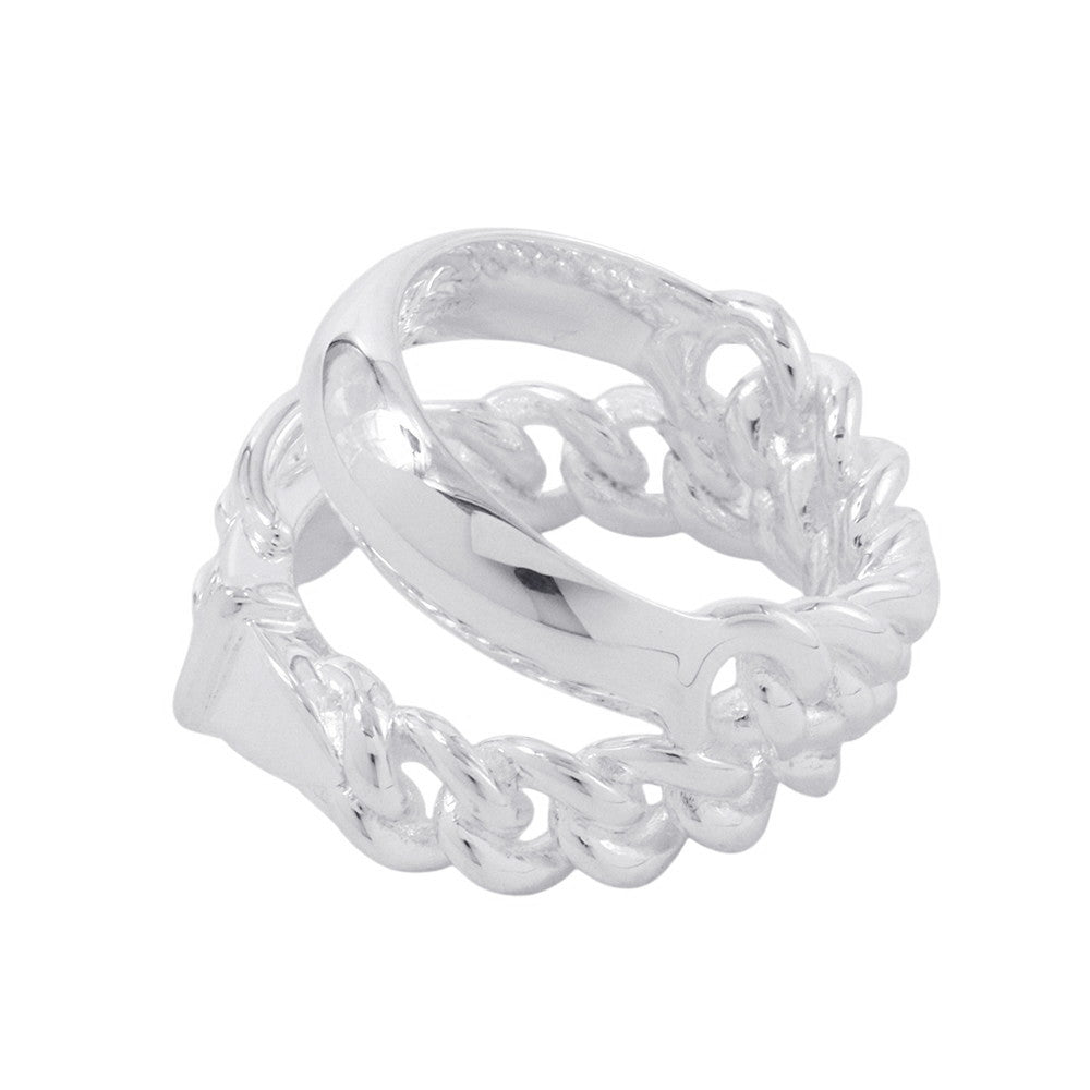 HERMES BoucleSellier Inflexible Ring Size 54/#14 SV925