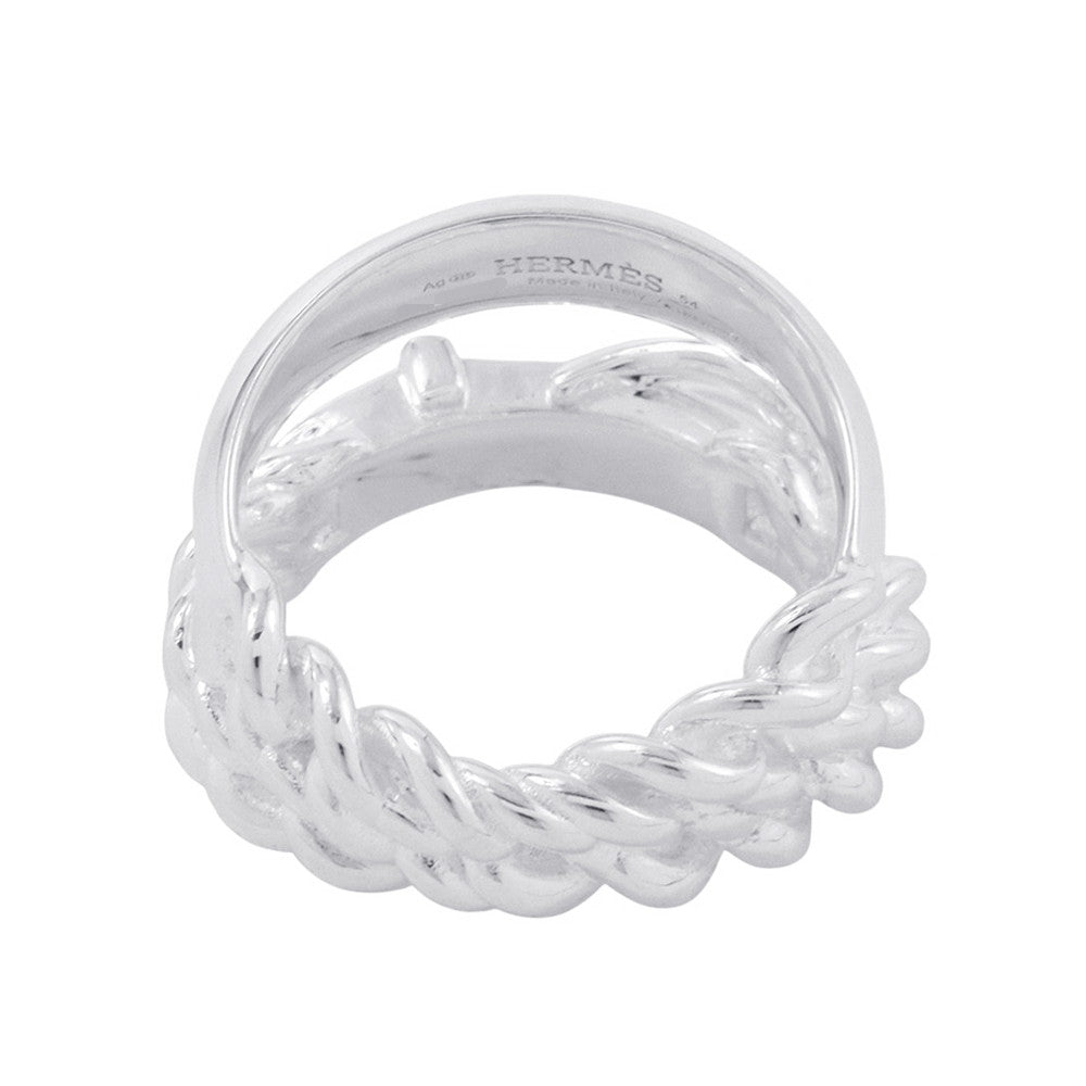 HERMES BoucleSellier Inflexible Ring Size 54/#14 SV925