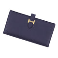 HERMES Bean Soufre Blue Indigo Epsom