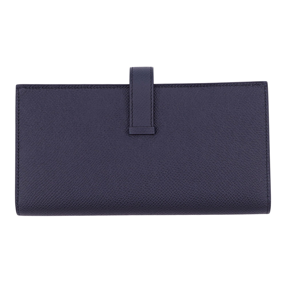 HERMES Bean Soufre Blue Indigo Epsom