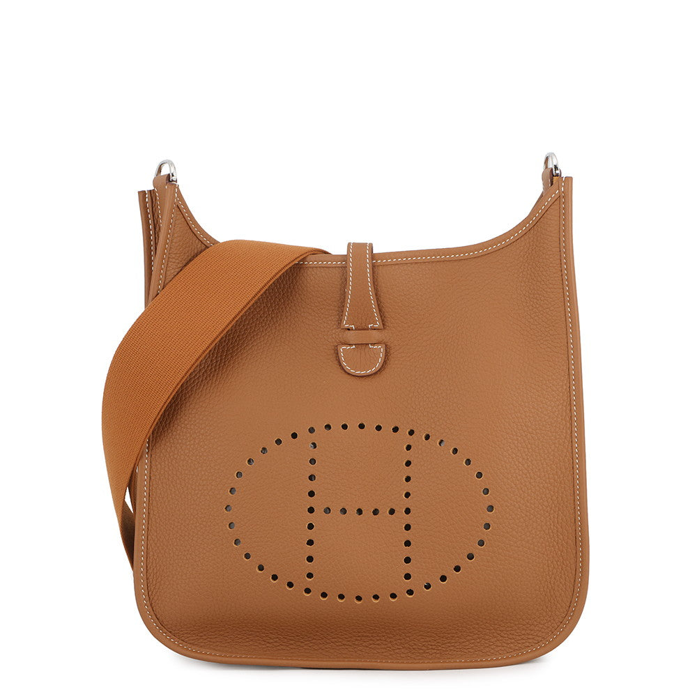 HERMES Evelyne 3 Gold Taurillon Clemence Size PM