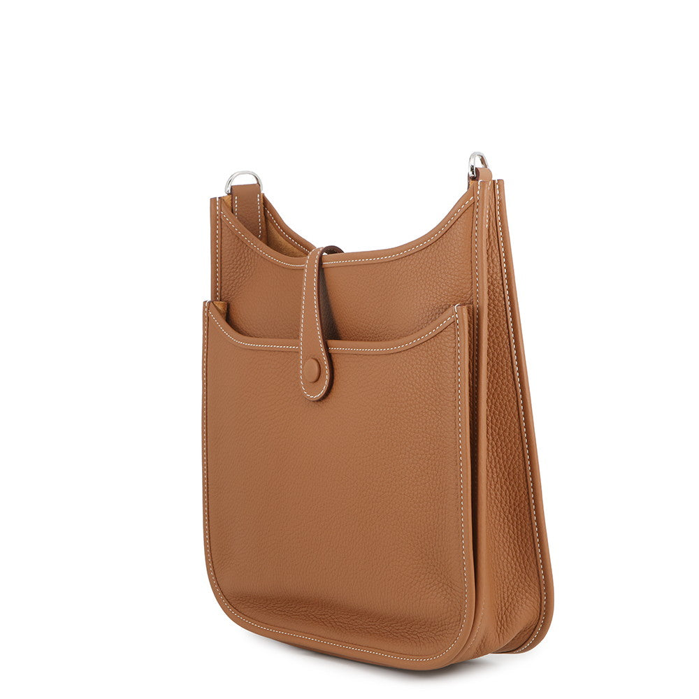 HERMES Evelyne 3 Gold Taurillon Clemence Size PM