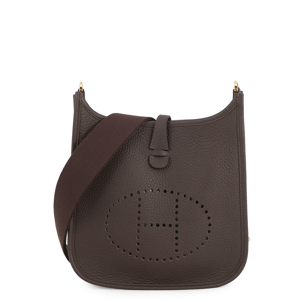 HERMES Evelyne Ebene Taurillon Clemence Size 23