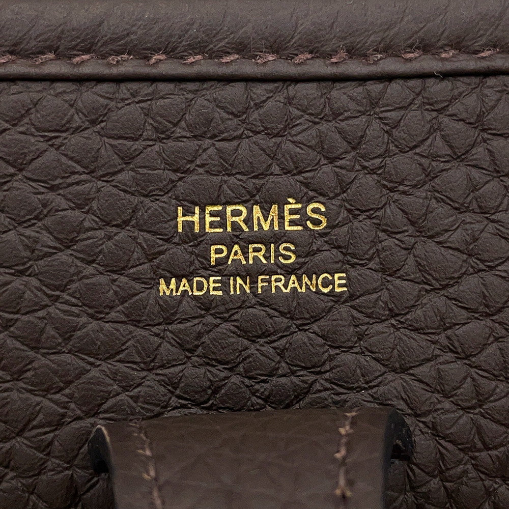 HERMES Evelyne Ebene Taurillon Clemence Size 23