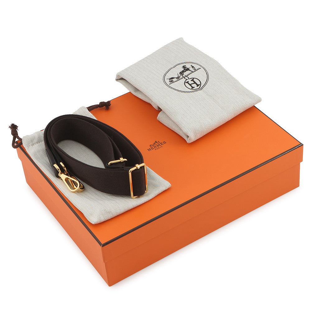 HERMES Evelyne Ebene Taurillon Clemence Size 23