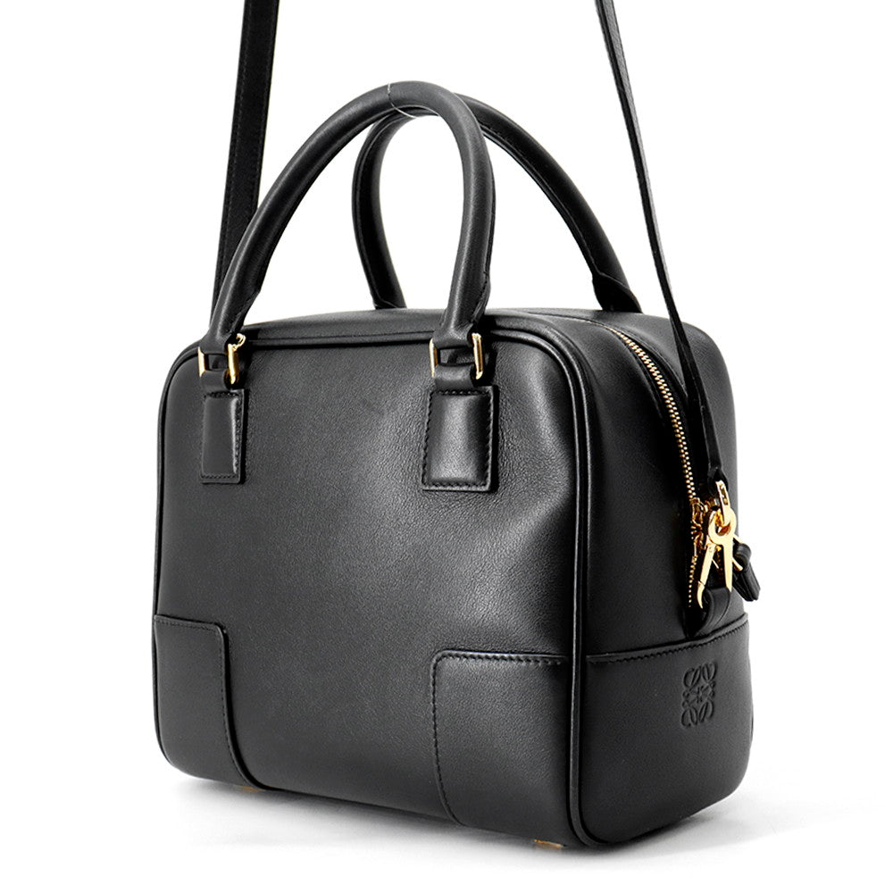 LOEWE Amazona Square BlackA039N10X03 Calf Leather Size 19