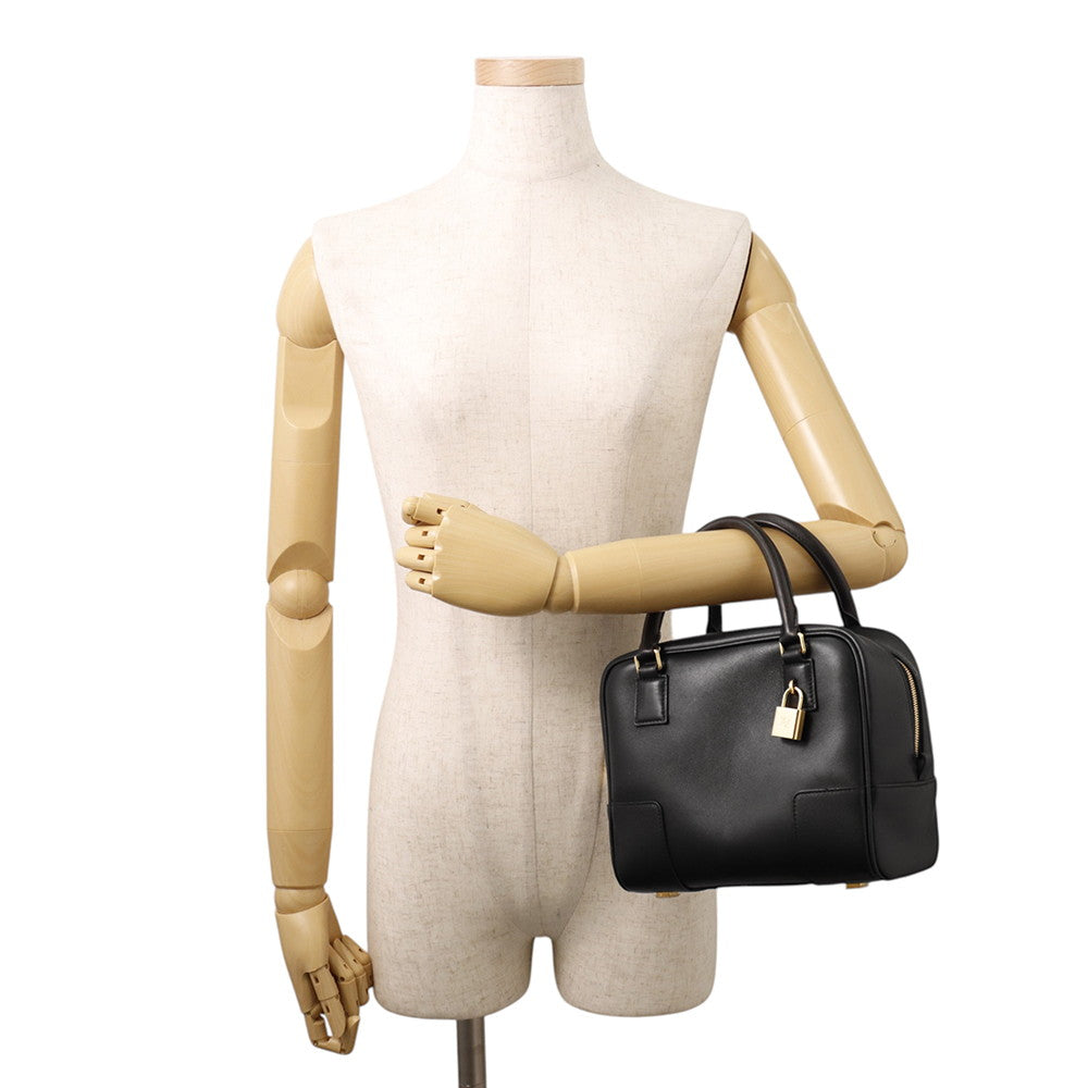 LOEWE Amazona Square BlackA039N10X03 Calf Leather Size 19