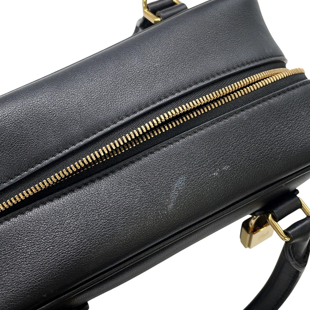 LOEWE Amazona Square BlackA039N10X03 Calf Leather Size 19