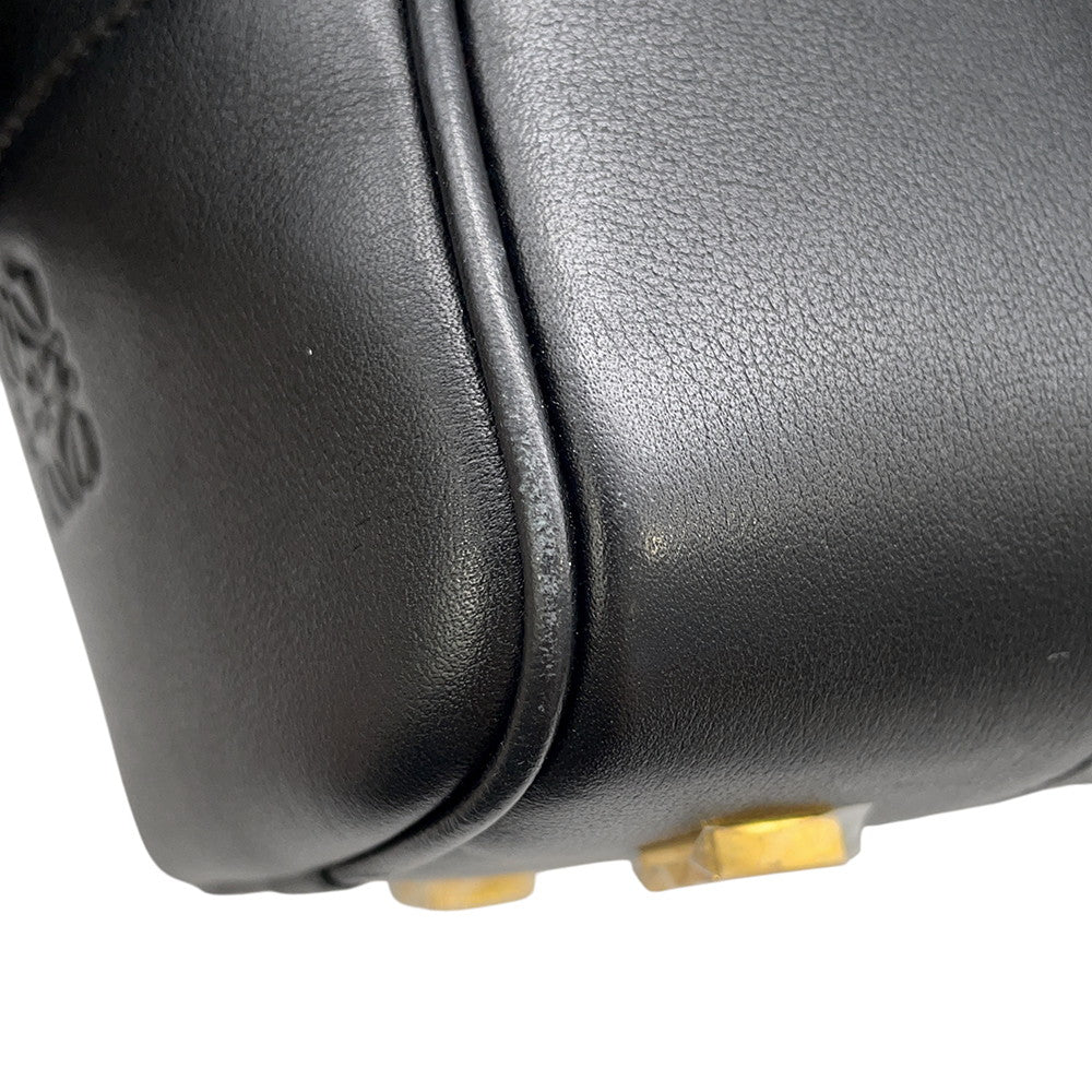 LOEWE Amazona Square BlackA039N10X03 Calf Leather Size 19