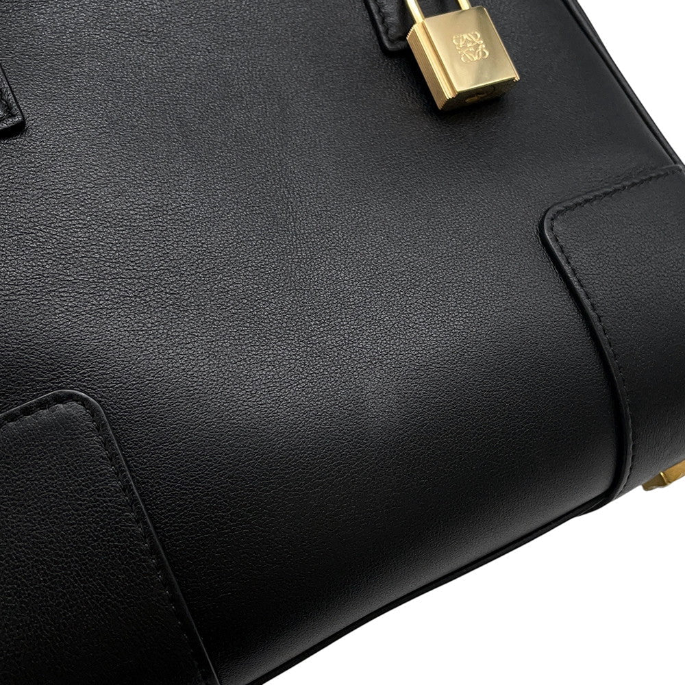 LOEWE Amazona Square BlackA039N10X03 Calf Leather Size 19