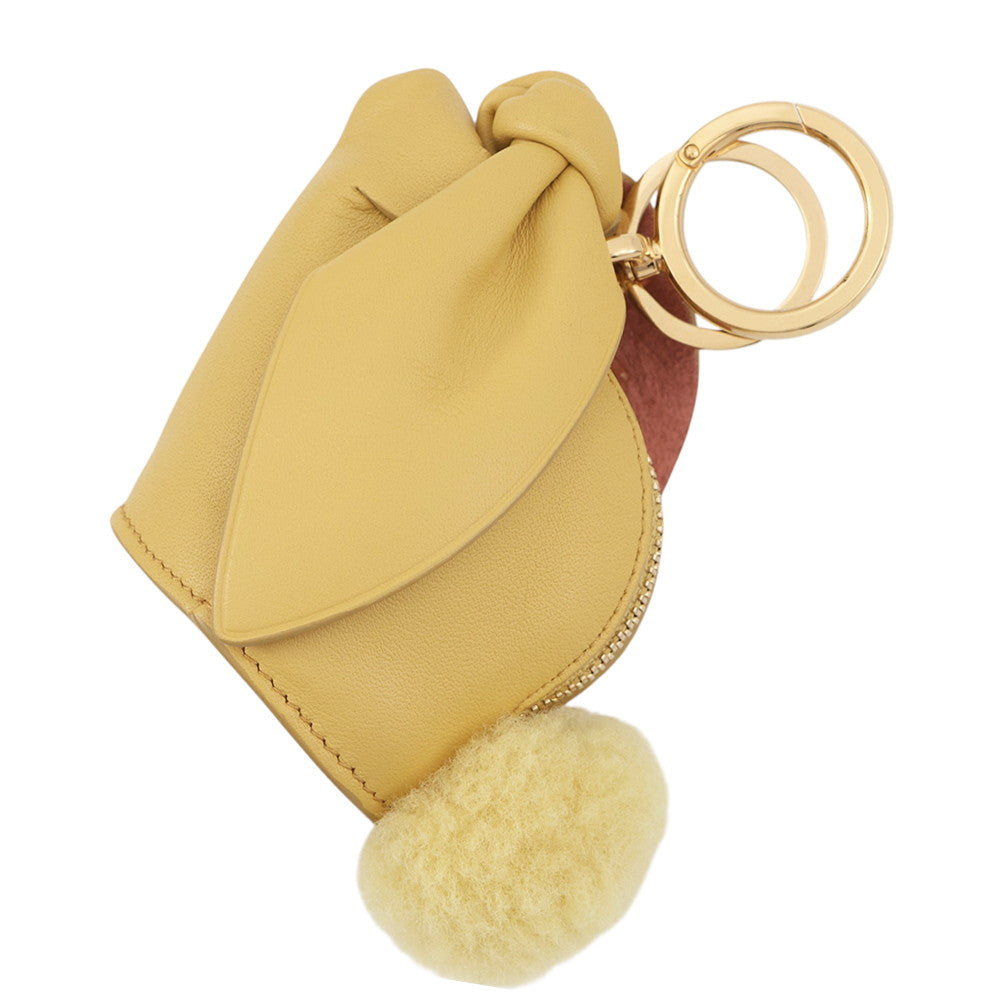 LOEWE LOEWE Animal Bag Charm - Rabbit Yellow Leather